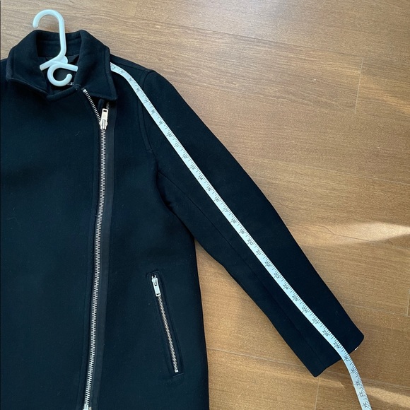 Aritzia Wilfred Free Wool Cashmere Coat Black Size M - Picture 6 of 7